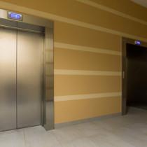 Вид главного лифтового холла БЦ «Маркс»